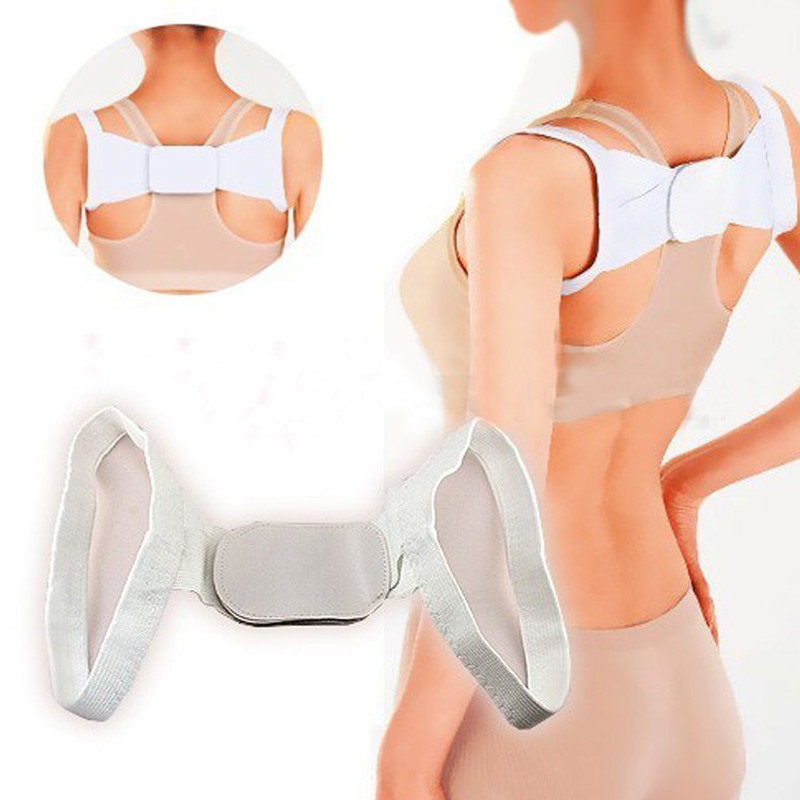 China Adjustable Posture Women Shoulder Corrector Back Support Chest Belt Wholesale.Size is 21cm*19cm. wholesale