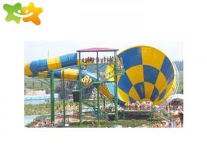 China Commercial Fiberglass Water Slides Attractive Popular High Safety  For Aquatic Park wholesale