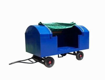 China Multifunction Airport Baggage Cart Solid Tire 280 × 150 cm Platform Dimension wholesale