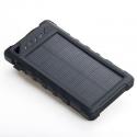 Outdoors 8000mAh Dual USB Waterproof Solar Power Bank with Camping light and for sale