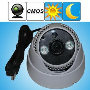 China K902 Double Lamp Array IR Night Vision Mini Dome 1/4&quot; CMOS CCTV Surveillance TF DVR Camera wholesale