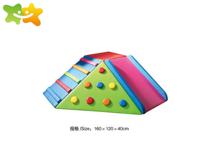 China Home Baby Gym Foam Blocks , Soft Play Climbing Frame Integrity  Customized Color wholesale