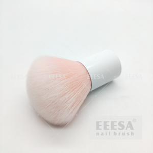 China Pearl White Nail Dusting Brush Soft Hair  For Acrylic UV Gel Nails wholesale