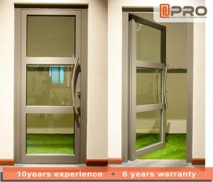 China Single Pane Internal Aluminium Glass Doors For Residential House Color Optional wholesale