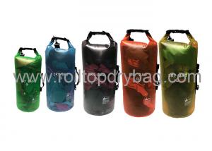 China Silkscreen / Digital Printing Transparent Dry Bag For Swimming Water Sports  wholesale