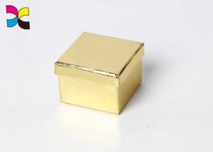 China Customized Paper Printed Cardboard Flat Folding Gift Box Golden Color Eco - Friendly wholesale