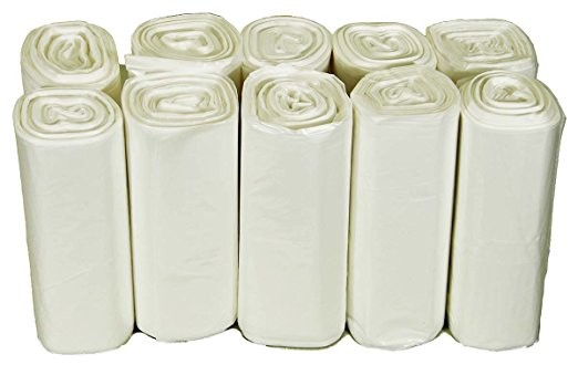 China Plastic Disposable 13 Mic 50l Garbage Bags , Star Seal Clear Can Liners wholesale