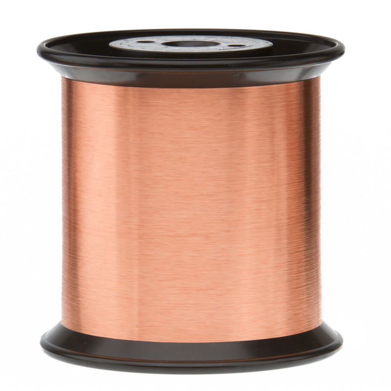China Solderable Enamelled 44 Gauge Copper Metal Wire PEW/N Class 130 Nylon/Polyester wholesale