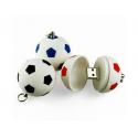 Football shape plastic USB disk with ring dp309 for sale