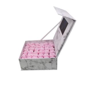 China LCD Video Brochure Flower Box Stock Shipping Video Box For Packing Gifts Or Product Sample wholesale