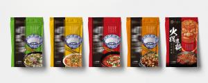 China Food Grade Recyclable Plastic Stand Up Pouches With Zipper For Condiment wholesale