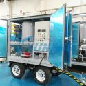 Two Stage Vacuum Transformer Oil Dehydration Machine with Trolley for sale
