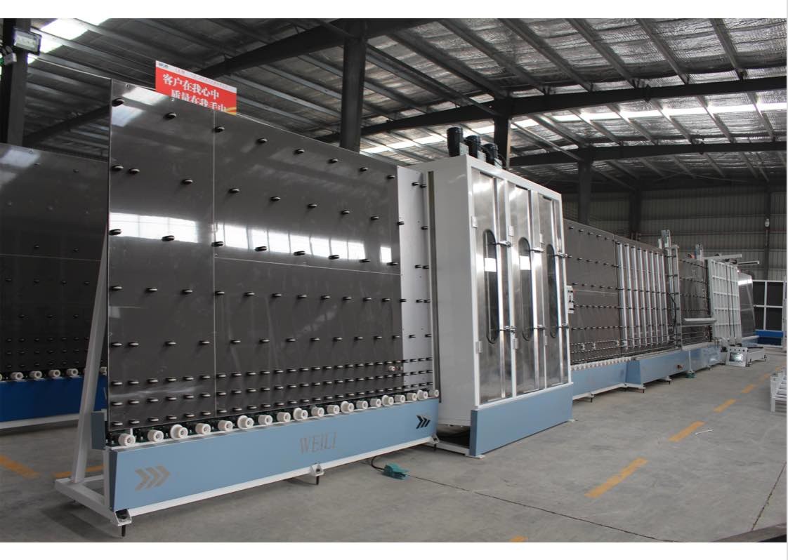 China 380V 50HZ 35Kw Glass Processing Machines 21000x2800x3450mm Dimension wholesale