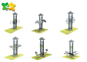 China Stainless Steel Outdoor Park Exercise Equipment , Public Park Gym Equipment Customized wholesale