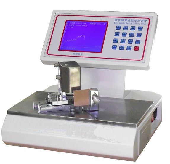 Fold Stiffness Packaging Testing Instruments With Curve Chart Display for sale