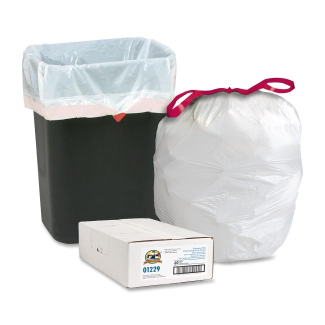 China Colorful Biodegradable Garbage Bags , Custom Printed Drawstring Trash Bags wholesale