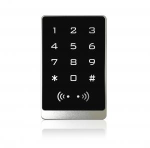 China Touch Screen Gate Entry Keypad Standalone Access Control Aluminum Alloy Structure wholesale