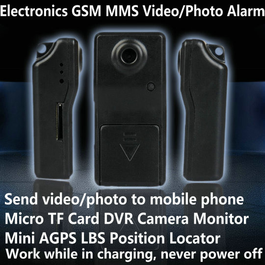 China Electronic GSM MMS Alarm Micro TF DVR Camera Locator W/ Send Video Photo to Mobile Phone wholesale