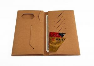 China New design popular washable kraft paper wallet with high quality RFID craft paper wallet wholesale