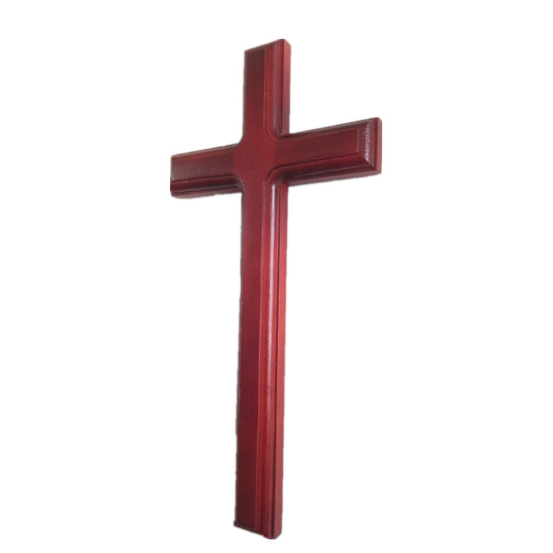 China Durable Handmade Wooden Crosses , Solid Hang Wooden Wall Cross For Crafts wholesale