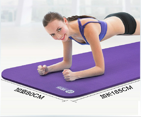10mm thick yoga mat yoga mats NBR lengthened and widened even more versatile for sale