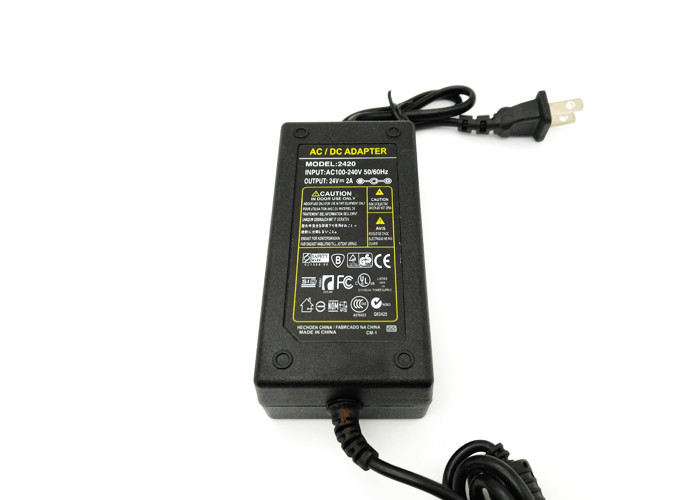 China AC To DC Power Adapter 24V 2A Switching Power Supply For Security Alarm Host wholesale