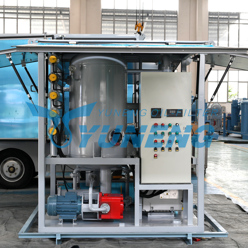 Sale in Bangladesh Vacuum Transformer Oil Centrifuging Machinewith Door for sale