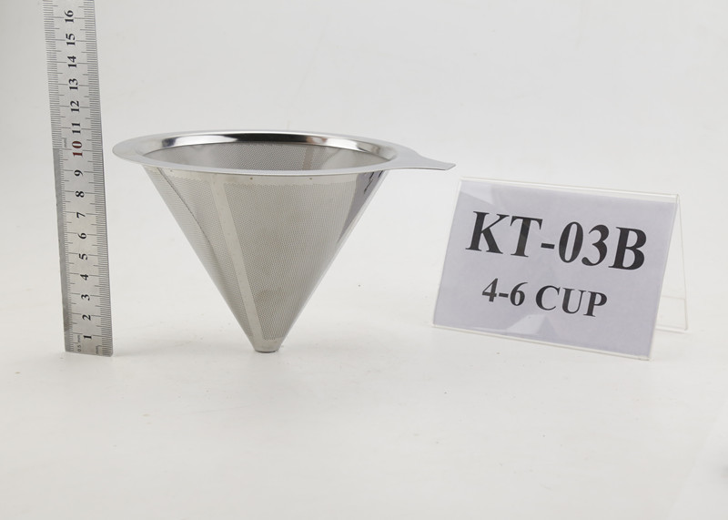 China Portable Flexible Stainless Steel Coffee Dripper For Chemex , Free Sample wholesale