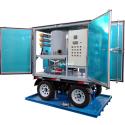 Weatherproof Double Stage Transformer Oil Filtration Plant with Trailer for sale