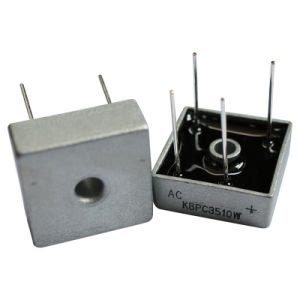 China Pinout High Current Bridge Rectifier KBPC3510W Single Phase With Metal Case wholesale