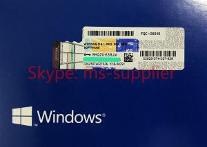 China Lifetime Guarantee Microsoft Windows 8.1 Pro Pack 64 Bit DVD System Builder Online Activation wholesale