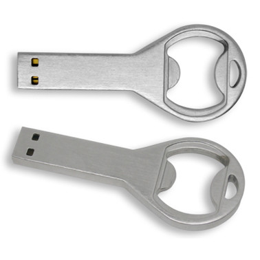 China Promotional  Bottle Opener Flash Drive Keychain 1G  2G 4G 65*23*6mm Laser Logo Can Be Found wholesale