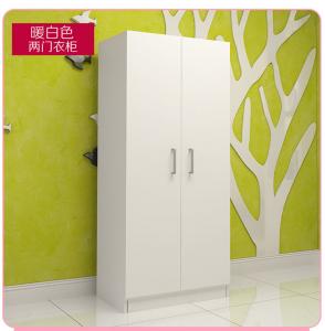 China Small Size Bedroom Wardrobe Closet Sliding Opening Simple Modern Style For Storage Clothes wholesale
