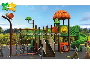 China Toddler Plastic Playground Slide Multicolor Pleasure Island For 3-15 Years Old wholesale