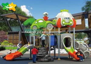 China Entertaiment Park Outdoor Play Equipment Plastic Embankment Slide Small Combination Customized wholesale