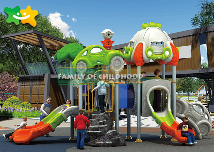 Buy cheap Entertaiment Park Outdoor Play Equipment Plastic Embankment Slide Small from wholesalers