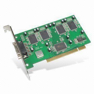 China PCI DVR Video Card with Multiple Area Motion Detect, Supports Plug-and-play Function wholesale