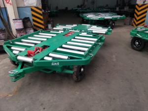 China Aviation Ld3 Container Dolly 42 X 4 mm Tow Bar Side / End Loaded Supported wholesale