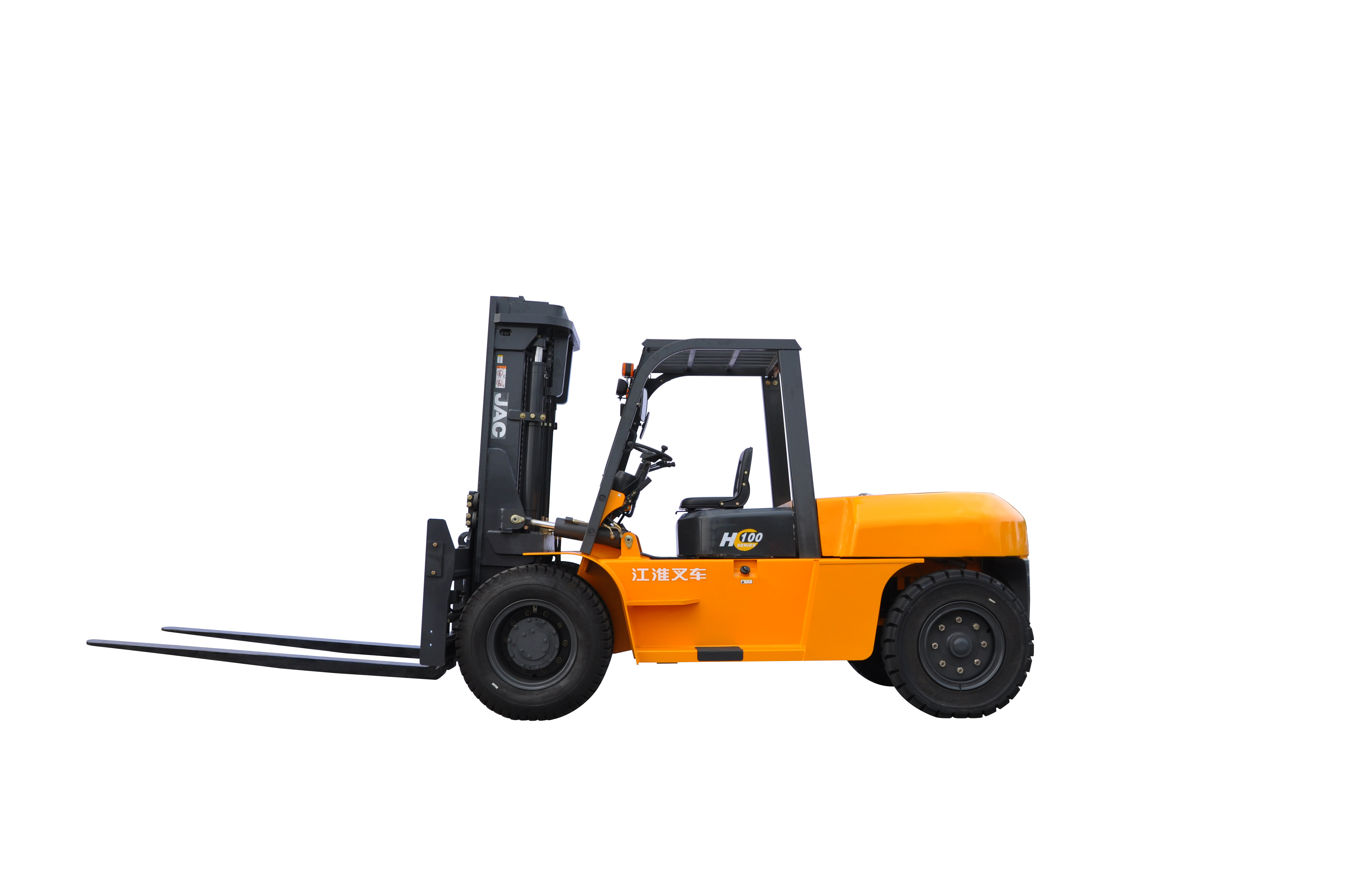 China Small Turning Radius 10 Ton Forklift , Large Capacity Industrial Counterbalance Forklifts Heavy Equipment Forklift wholesale
