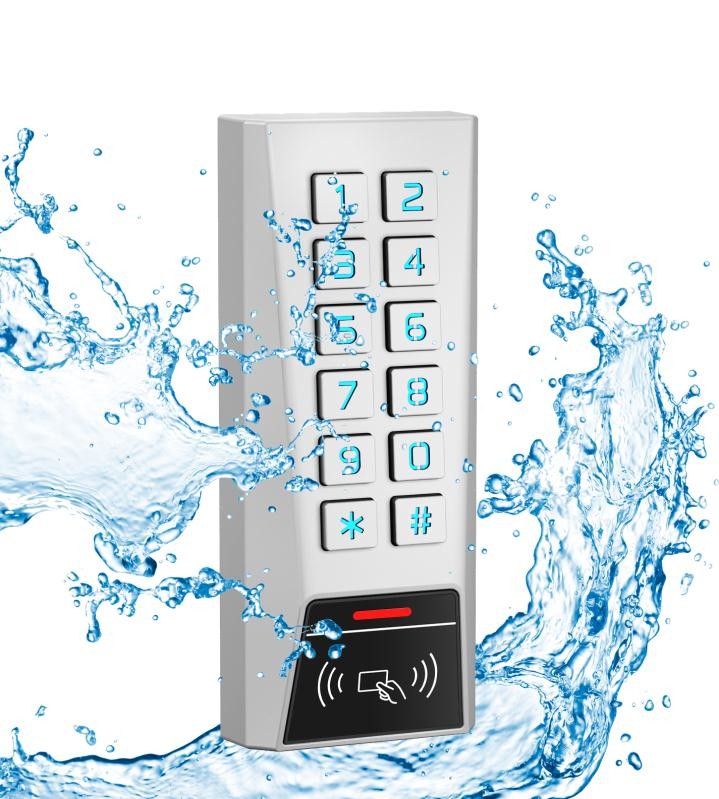 China AK1-EH 125kHz Proximity Card Door Access Control Keypad Zinc Material IP68 Waterproof wholesale