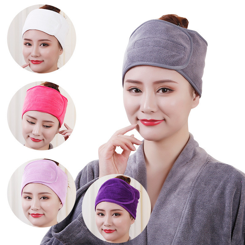 China 10*7Cm Colorful Headscarf For Hotel Spa Beauty Salon Women Head Wrap Towel wholesale