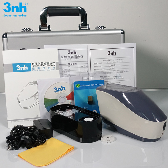 China 400 700nm color measuring spectrophotometer with color matching software 3nh YS3060 wholesale