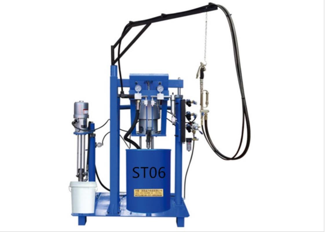China 2 Components Glue Pumps Manual Sealant Spreading Machine For Double Glazing Making wholesale