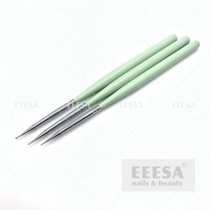 China Mint Green DIY Nail Dotting Tools Wooden Handle With Different Tips wholesale