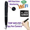 Buy cheap 720P HD WIFI P2P Pen Spy Hidden Camera Covert Video Streaming Recorder Home from wholesalers