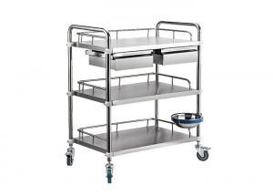 China YA-165 Hospital Stainless Steel Dressing Trolley wholesale