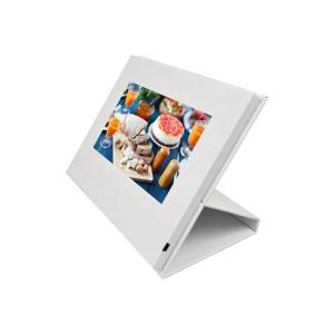 China Hard cover HD7inch screen lcd video greeting card ,video gift card ,brochure with video screen ,boot logo wholesale