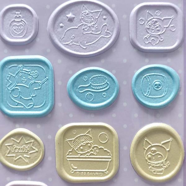 Premade Seal Stamp Stickers UV Offset Printing Self Adhesive Sticker