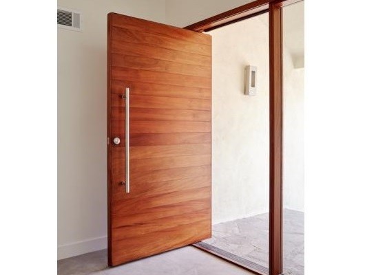 China Apartment Wooden Swing Door 2350mm Maximum Height 40 / 45 Mm Thickness wholesale