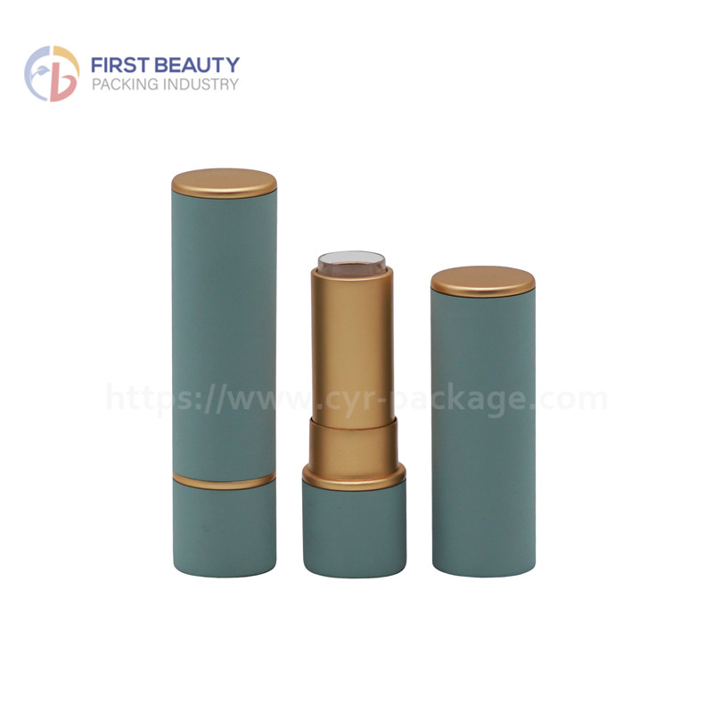 China Magnetic Cylinder Empty Container Lipstick Tube 5g In Carton Box wholesale